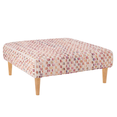 Torrey Rug Ottoman | Multi