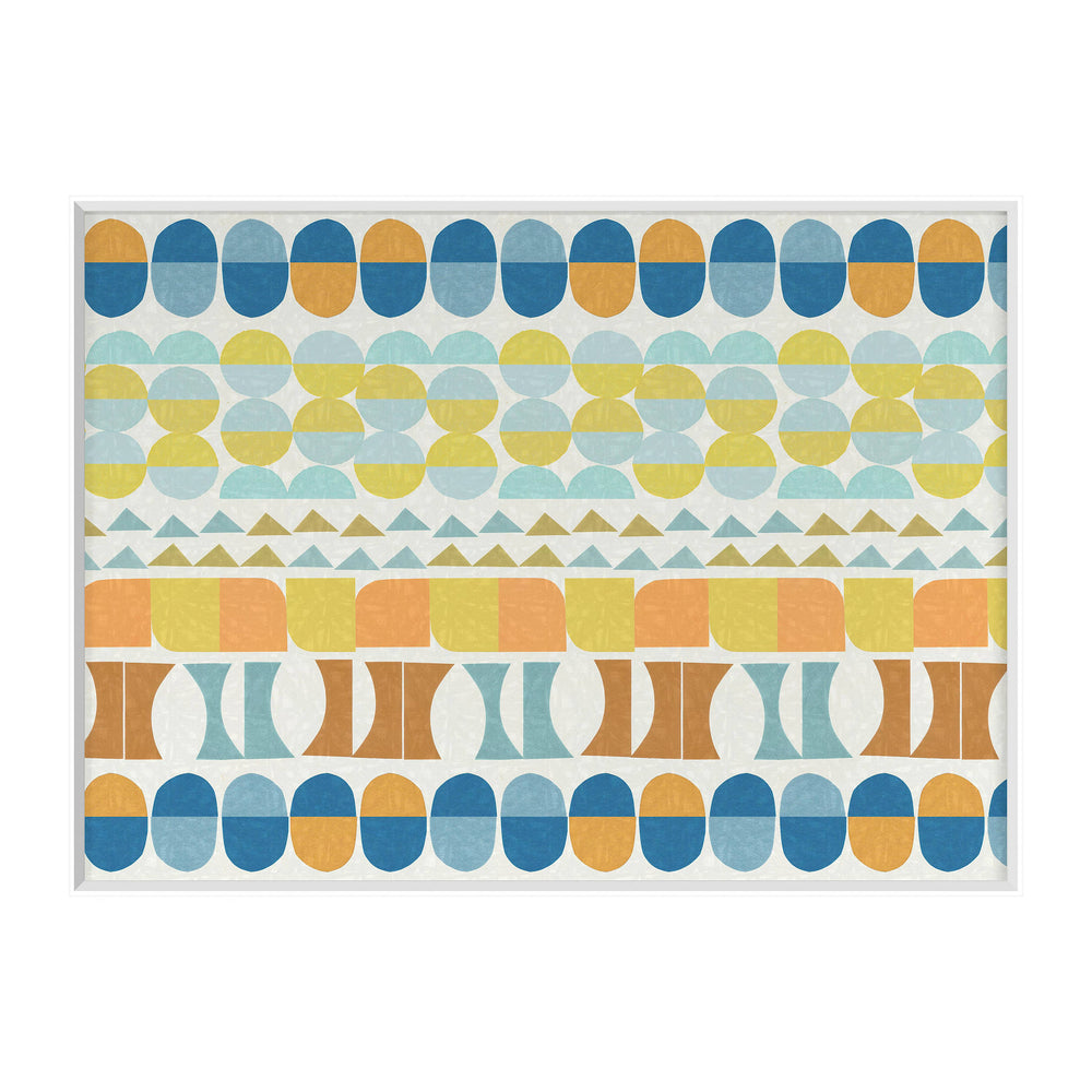 Retro Shapes Wall Art | Multi