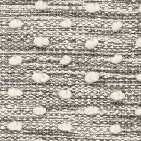 Hobnail Handwoven Performance Rug Swatch | Grey