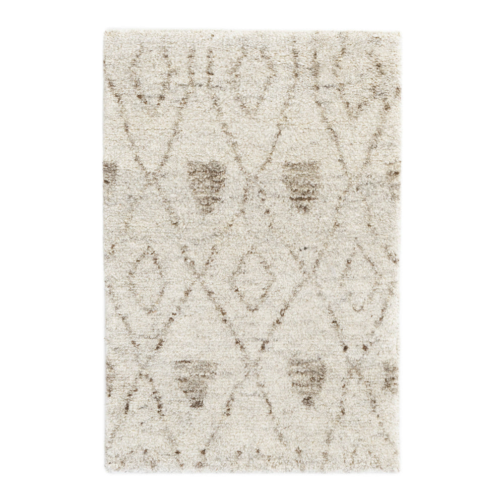 Masinissa Hand Knotted Wool Rug | Natural