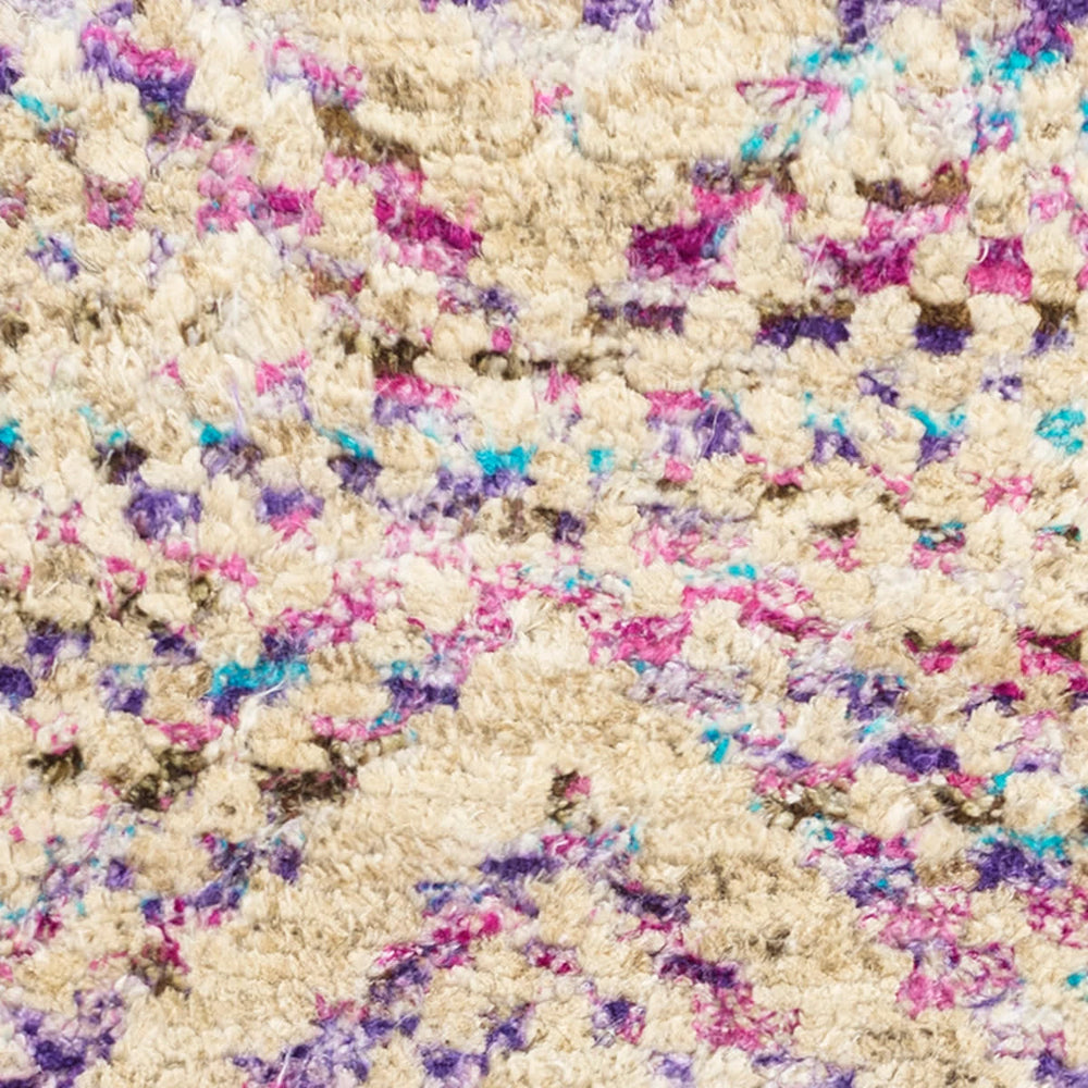 Farris Hand Knotted Jute Rug Swatch | Multi