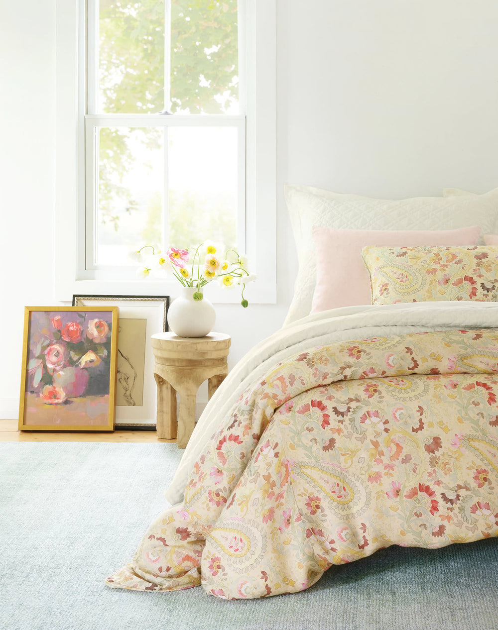 Ines Linen Duvet Cover | Multi