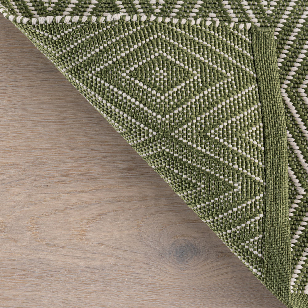 Diamond Handwoven Indoor/Outdoor Rug | Sage