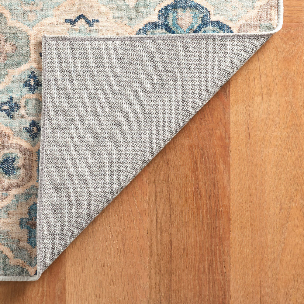 Pali Machine Washable Rug | Blue