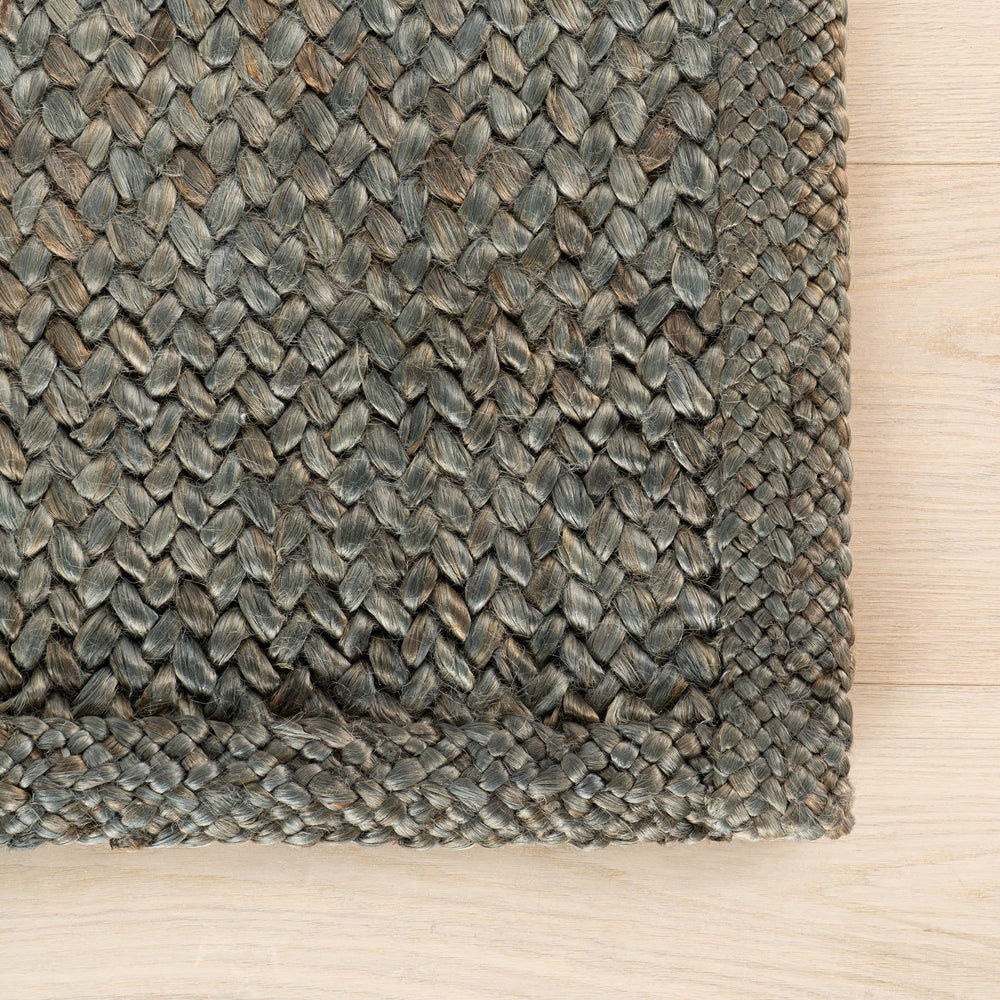Thale Textured Handmade Jute Rug | Grey