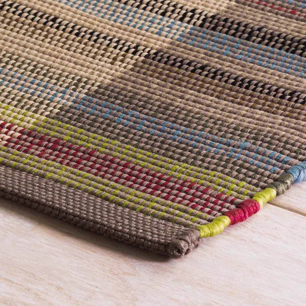 Swedish Rag Handwoven Indoor/Outdoor Rug | Blue
