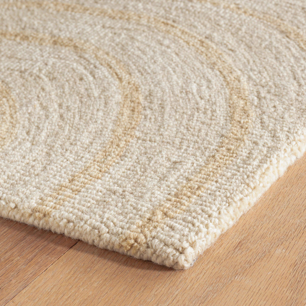 Charlton Hand Micro Hooked Wool Rug by Bunny Williams | Yellow