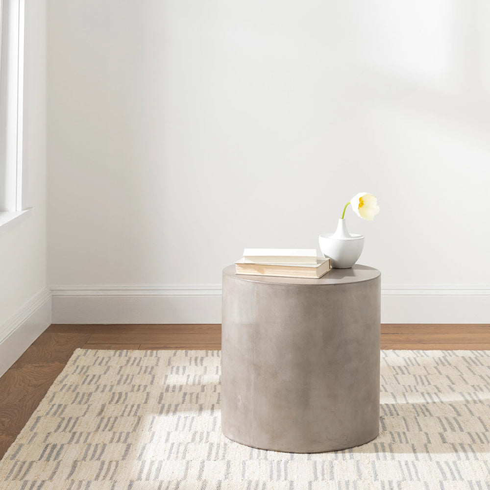 Leni Handwoven Jute Rug | Pewter Blue