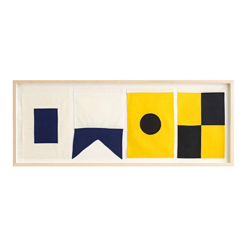 Maritime Flags Wall Art | Multi