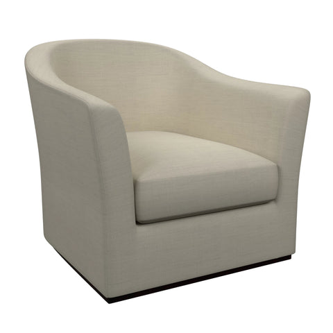 Thunderbird Swivel Chair | Estate Linen Pearl Grey