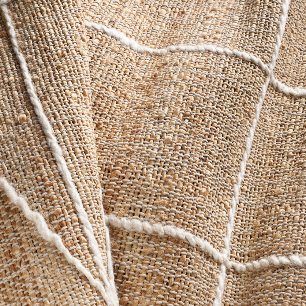 Judson Handwoven Jute Rug | Natural/Ivory