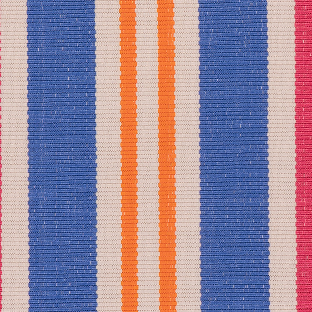 Festival Stripe Handwoven Indoor/Outdoor Rug Swatch | Multi