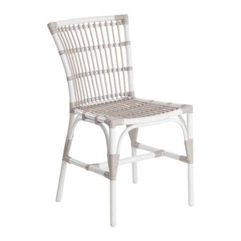 Malacca Outdoor Dining Chair | Dove White