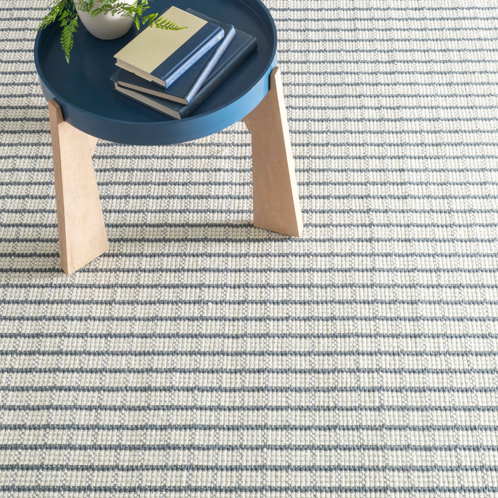 Lawrence Woven Wool Custom Rug | Denim