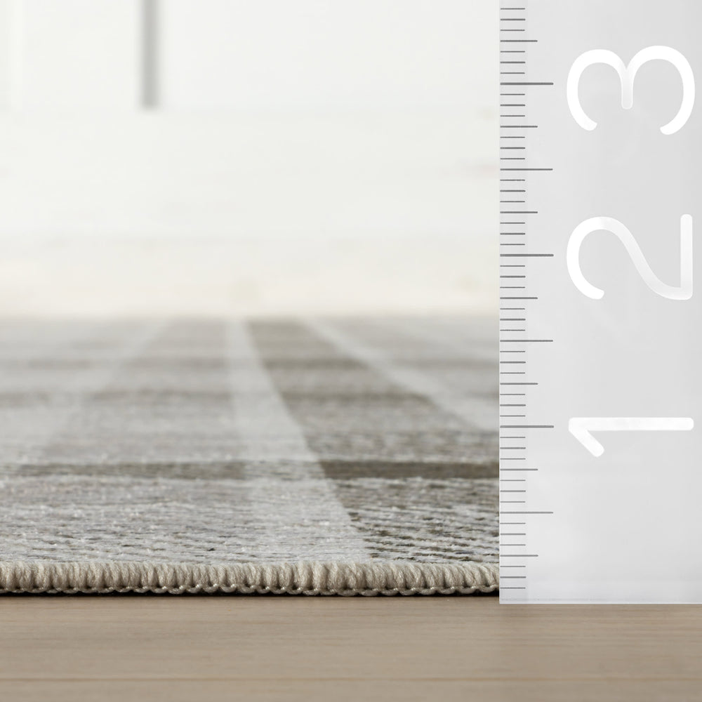Ombre Machine Washable Rug | Black