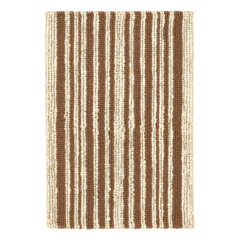 Calder Stripe Handwoven Jute Rug | Caramel