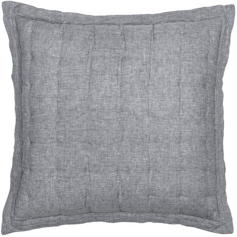Lush Linen Puff Sham | Black