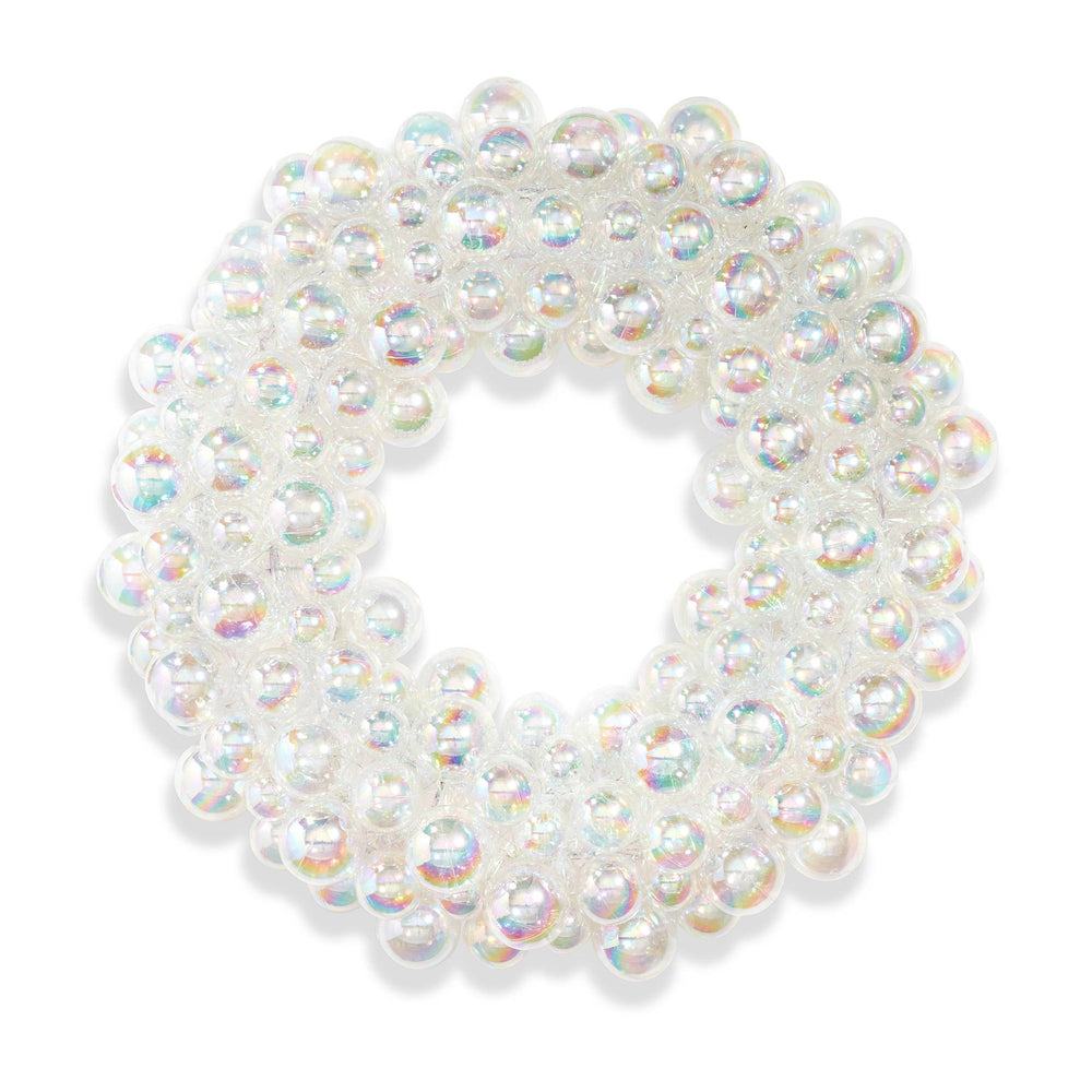 Iridescent Ball Wreath | Clear