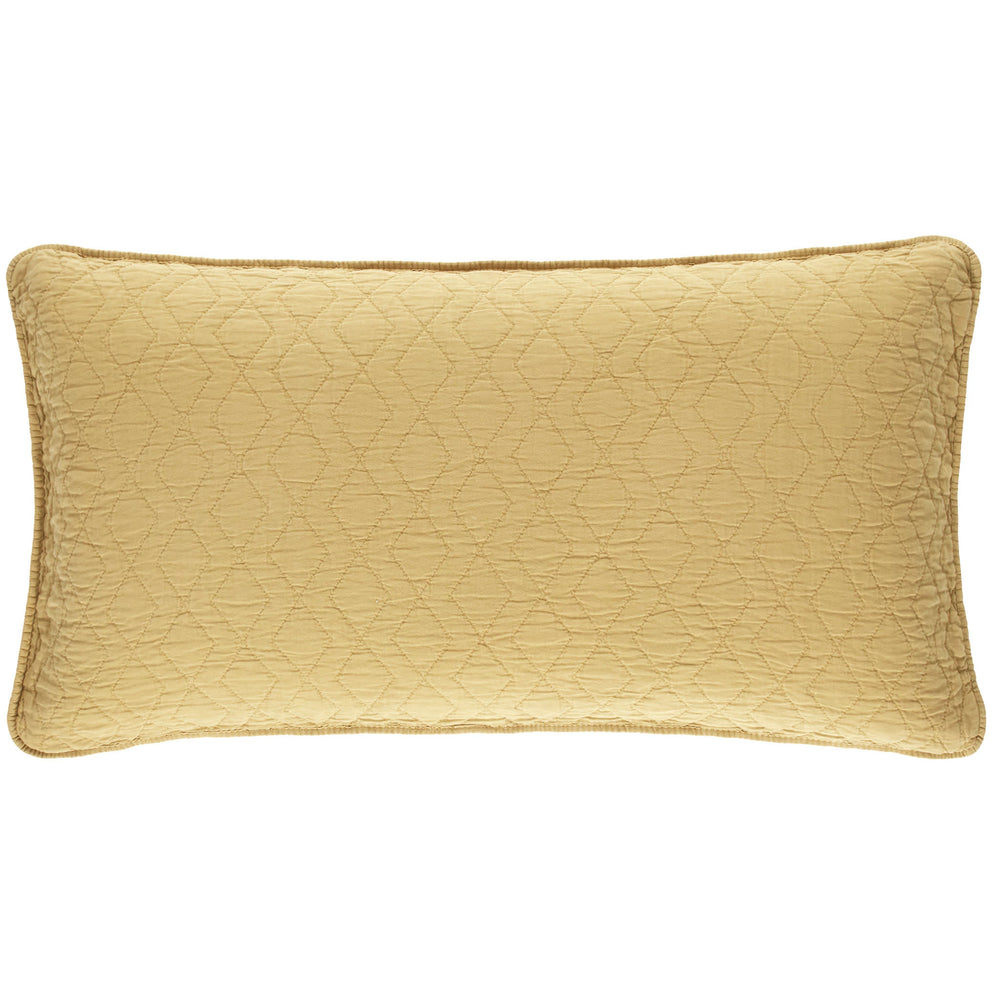 Birdie Quilted Sham | Gold