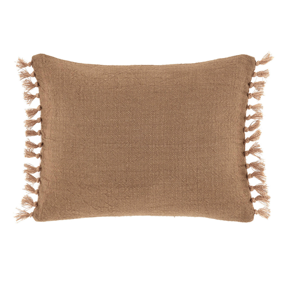 Evelyn Linen Decorative Pillow Cover | Parchment