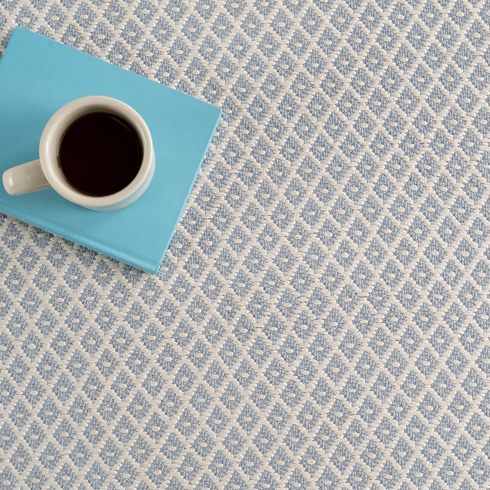Riviera Handwoven Indoor/Outdoor Rug | Swedish Blue