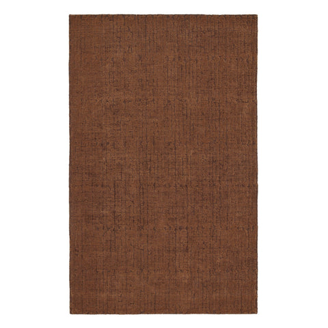 Afton Tufted Wool Custom Rug | Caramel