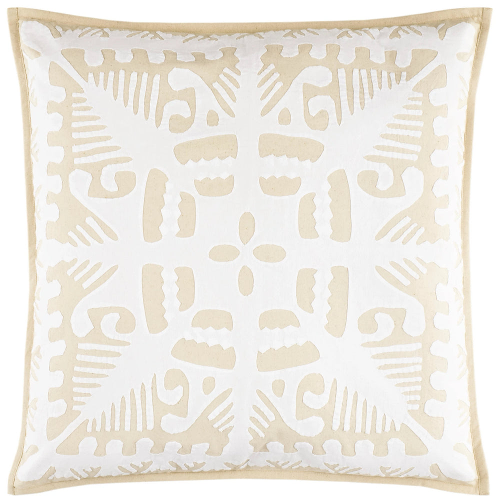 Knight Wood Cutwork Sham | Natural