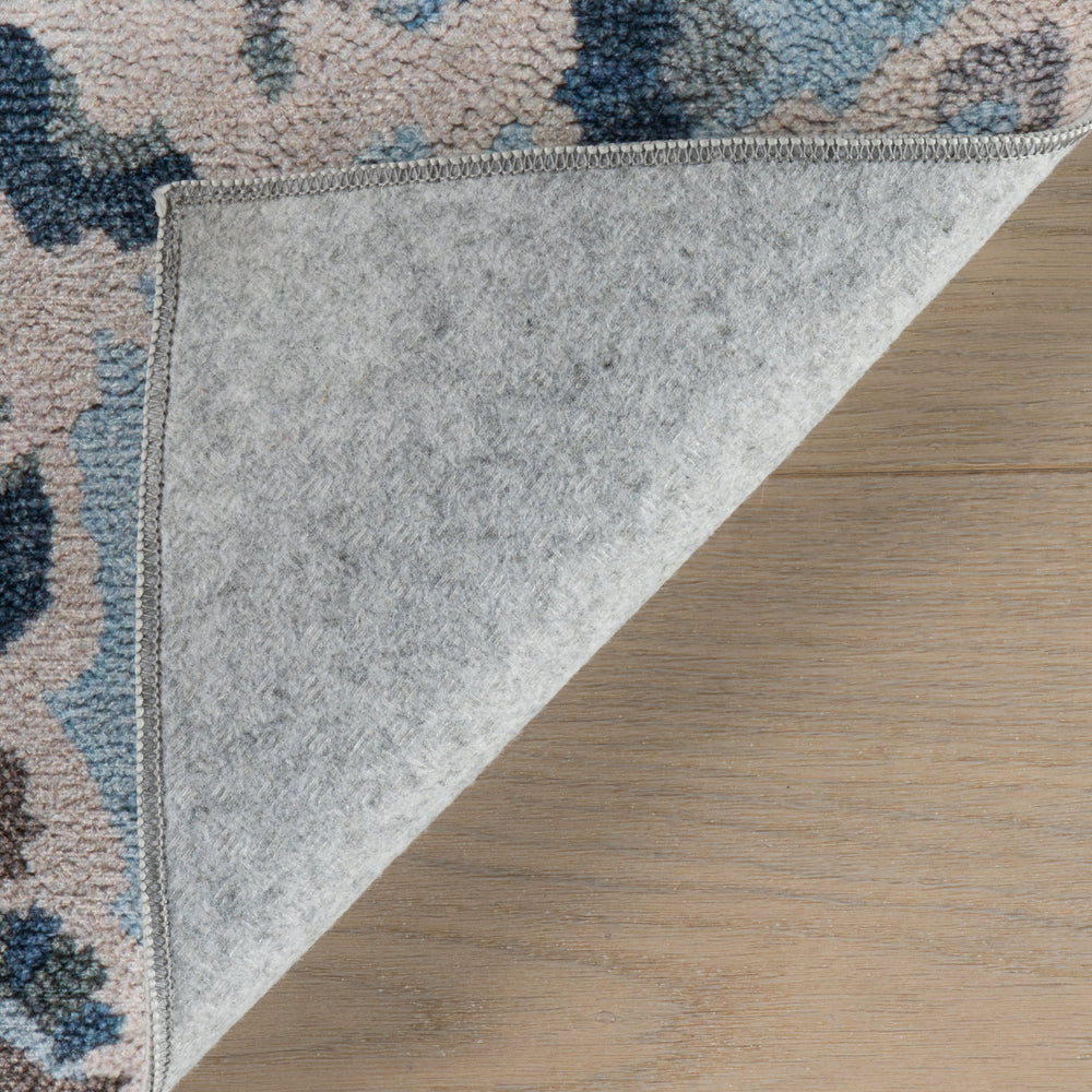 Ines Machine Washable Rug | Blue