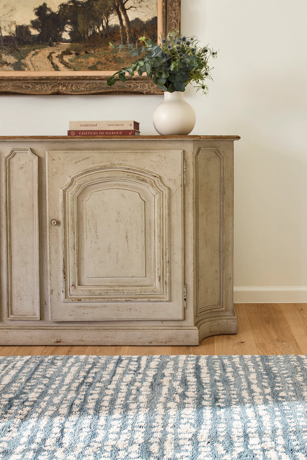 Shepherd Hand Knotted Wool Rug | Pewter Blue