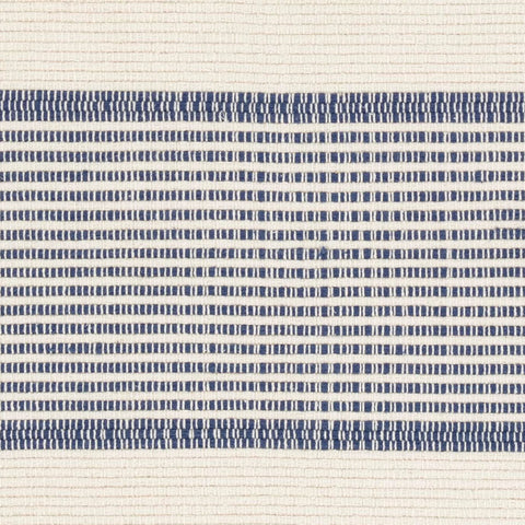 La Mirada Handwoven Cotton Rug Swatch | Navy