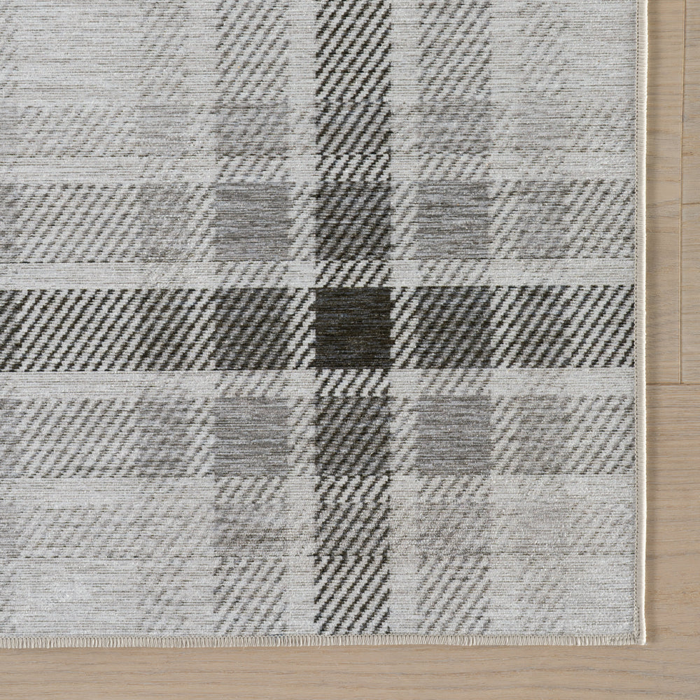 Ombre Machine Washable Rug | Black