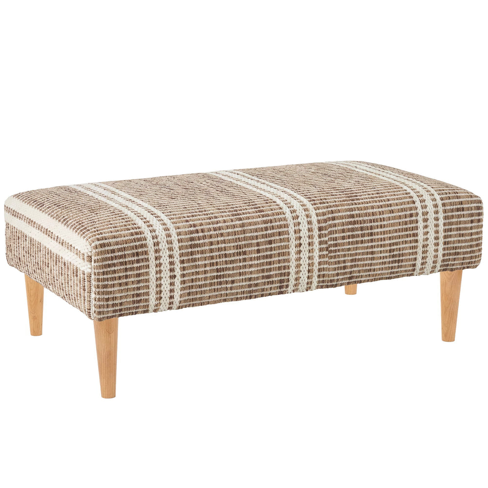 Malta Rug Ottoman | Natural