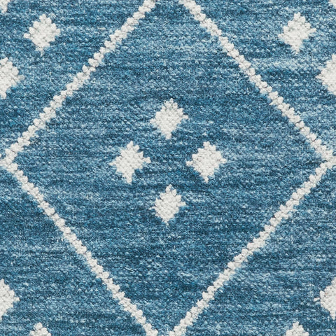 Kota Machine Washable Rug Swatch | Indigo
