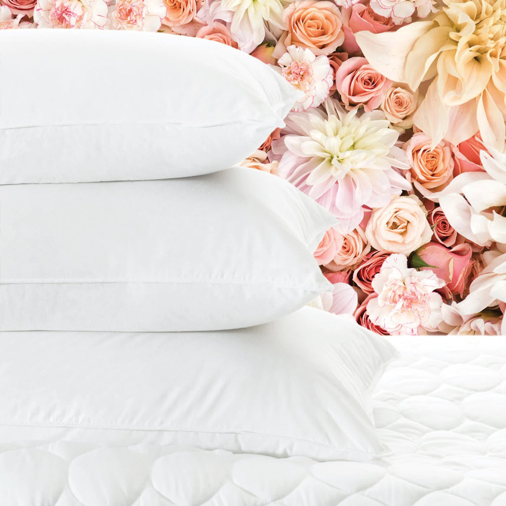 Duet Down Pillow | White