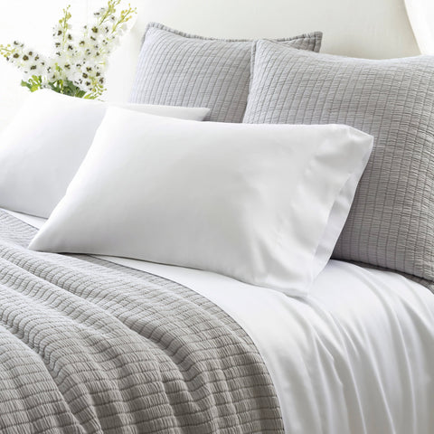 Silken Solid Pillowcases (Pair) | White