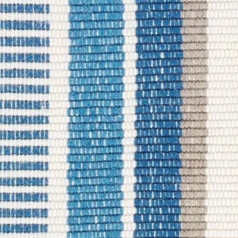 Always Greener Handwoven Indoor/Outdoor Rug Swatch | Navy/French Blue