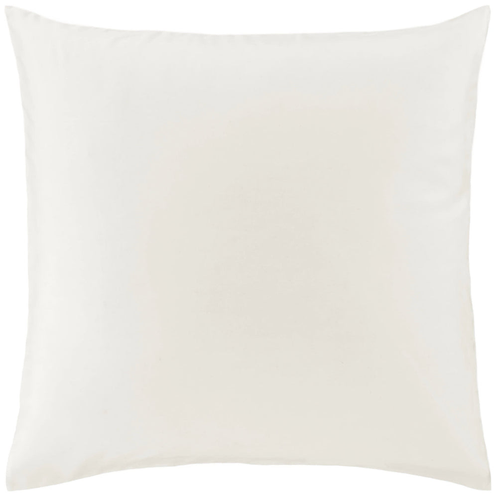 Silken Solid Sham | Ivory
