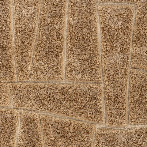 Drela Abstract Bohemian Rug Swatch | Brown