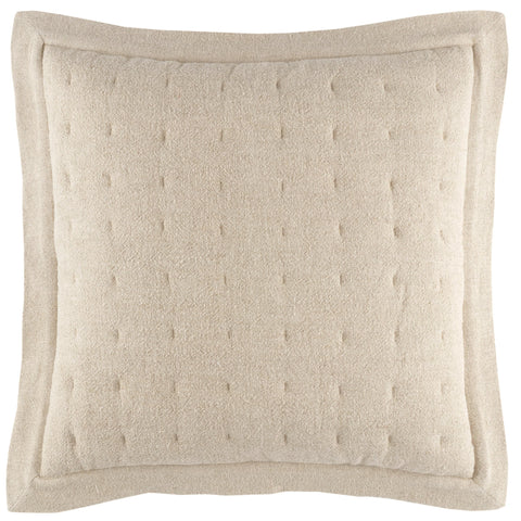 Jonah Linen Quilted Sham | Natural