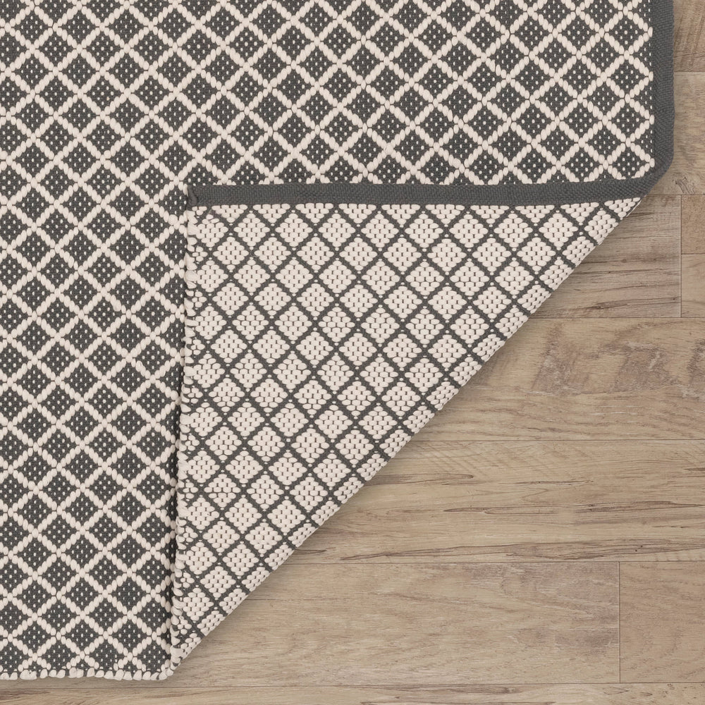 Trellis Handwoven Indoor/Outdoor Rug | Grey