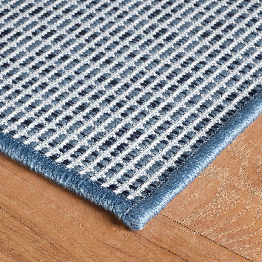 Heritage Woven Indoor/Outdoor Custom Rug | Denim