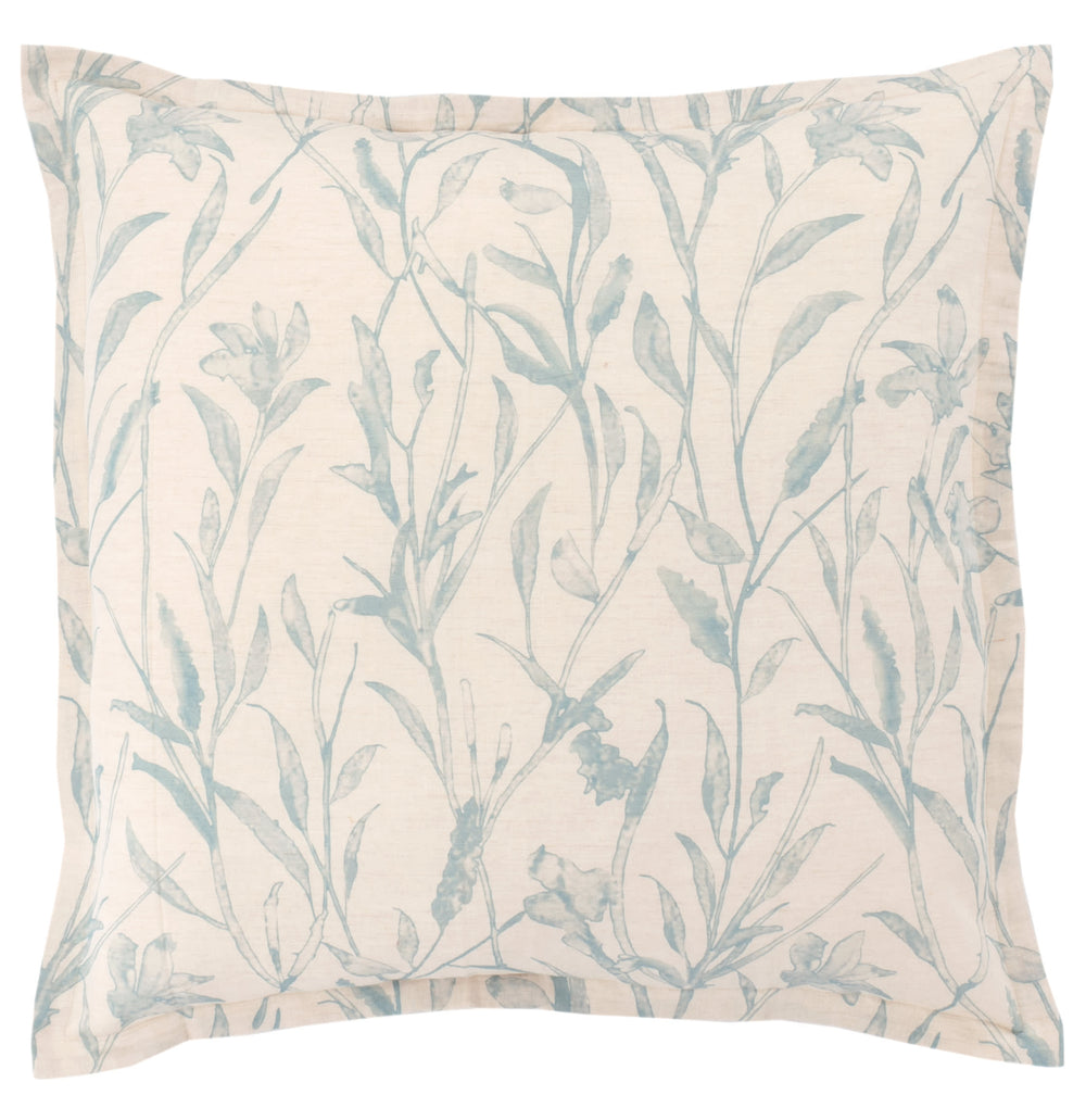 Margot Linen Sham | Pewter Blue