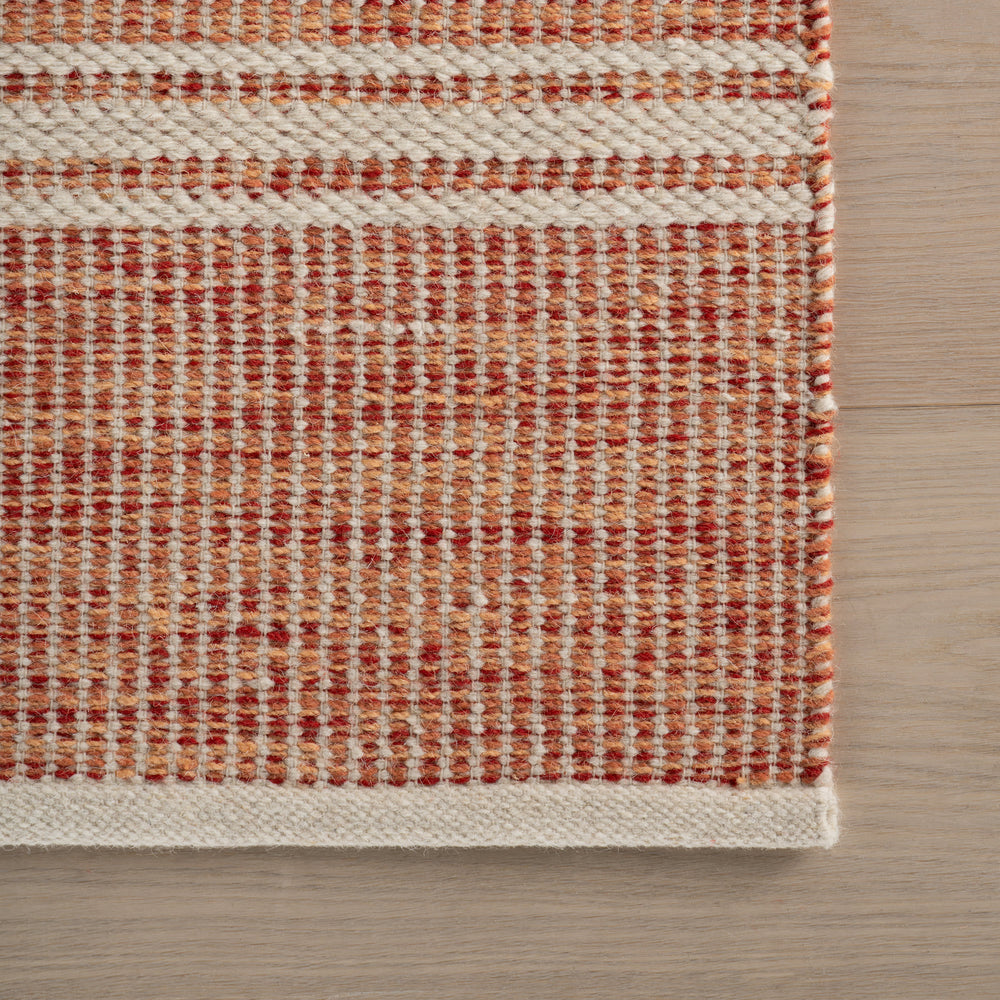 Malta Handwoven Wool Rug | Pink