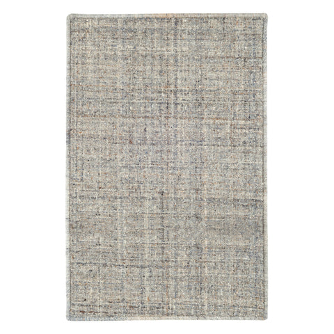 Harris Hand Micro Hooked Wool Custom Rug | Blue/Brown