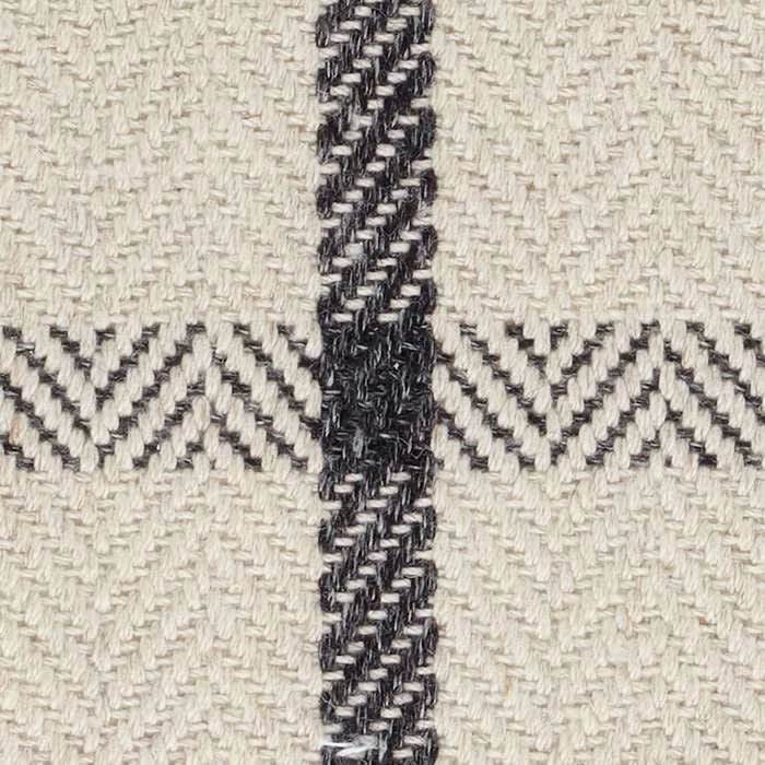 Jackson Woven Wool Custom With Attached Rug Pad Rug Swatch | Beige/Charcoal