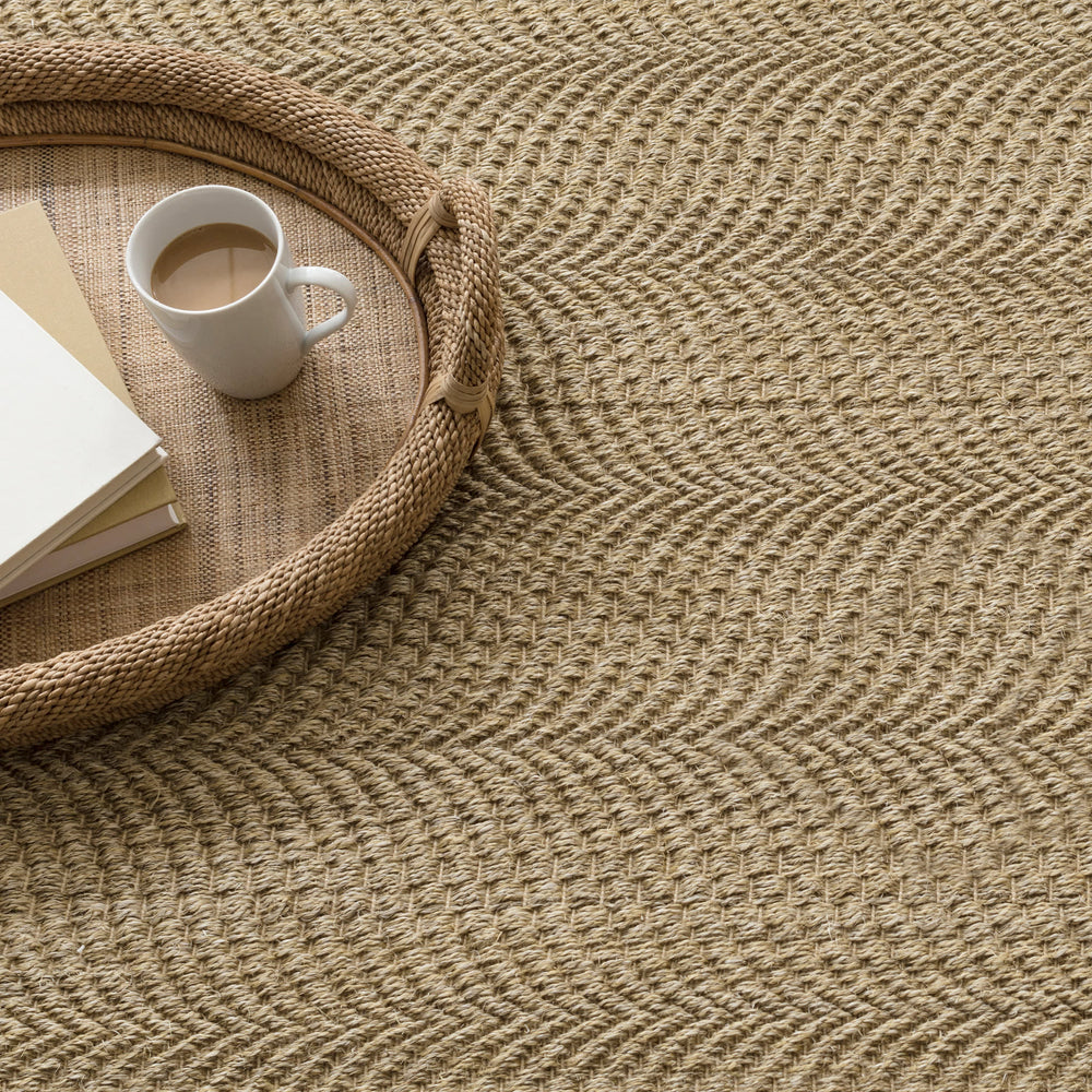 Wave Woven Sisal Rug | Natural