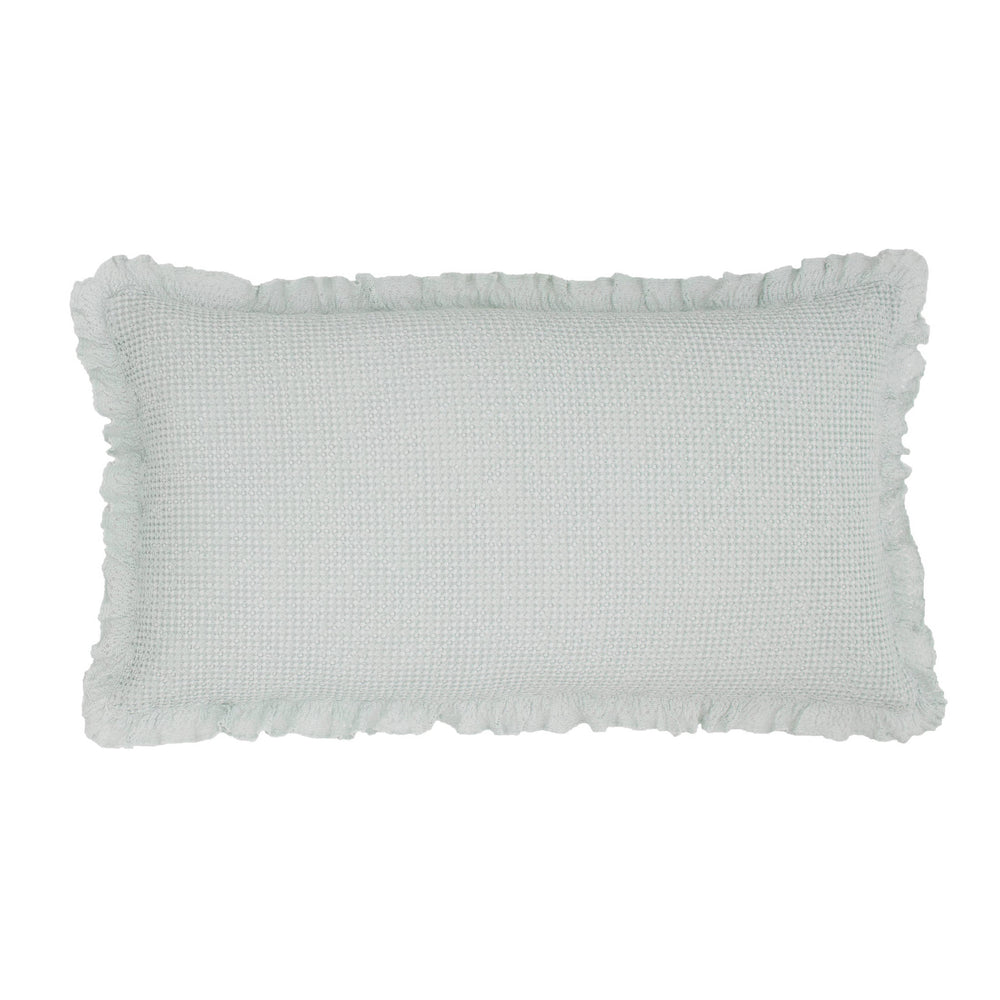 Wruffle Matelasse Decorative Pillow Cover | Robin's Egg Blue