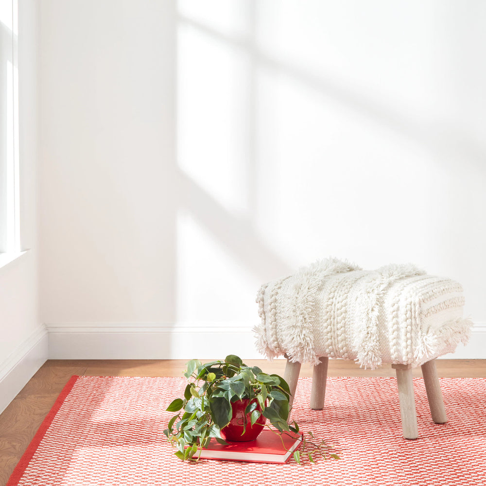 Mainsail Handwoven Indoor/Outdoor Rug | Red