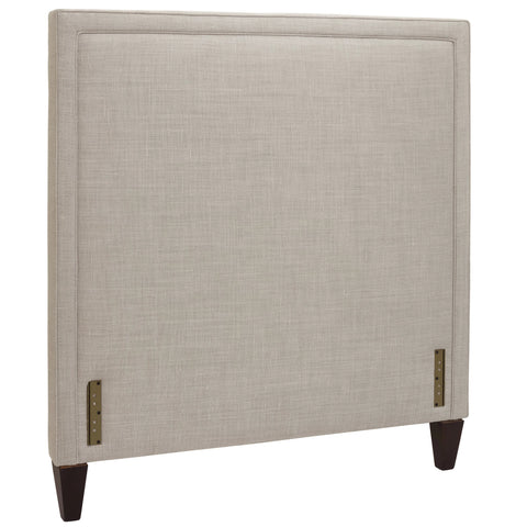Laundered Linen Low Stonington Headboard | Dove Grey
