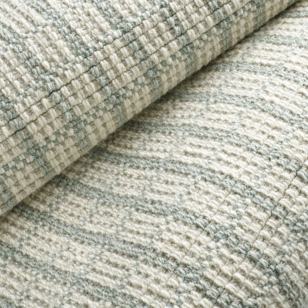 Lawrence Woven Wool Custom Rug | Seaglass
